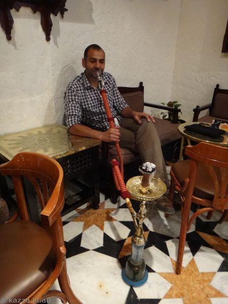 Our guide Mohamed having a smoke