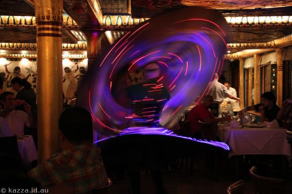 The Whirling Dervish had an illuminated outfit which made for some fun photos
