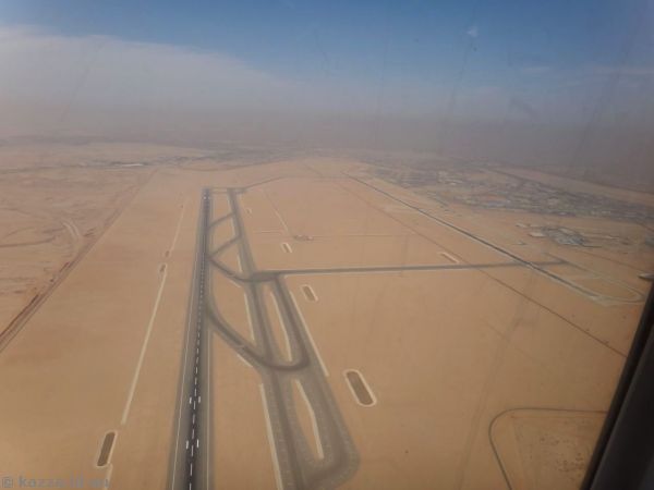 View over runway 23L at Cairo Airport