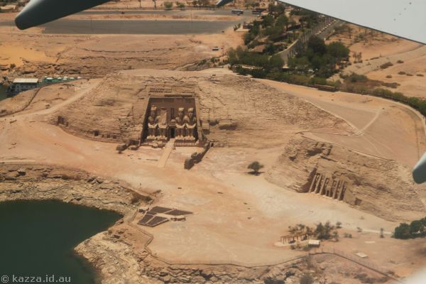 Abu Simbel from the air