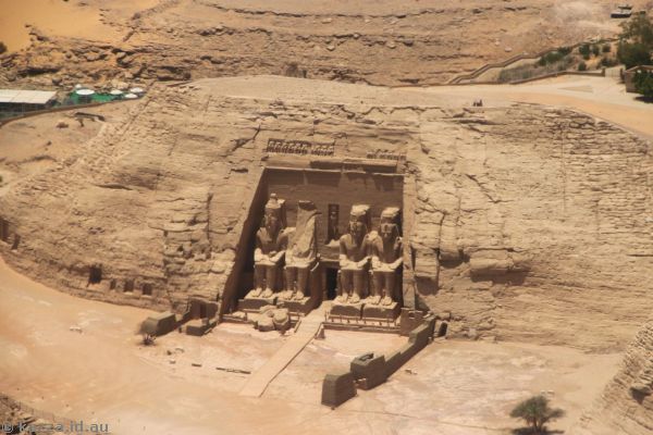 Abu Simbel from the air