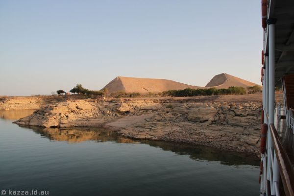 Lake Nasser at Abu Simbel