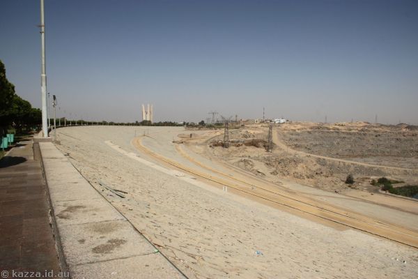 North face of Aswan High Dam