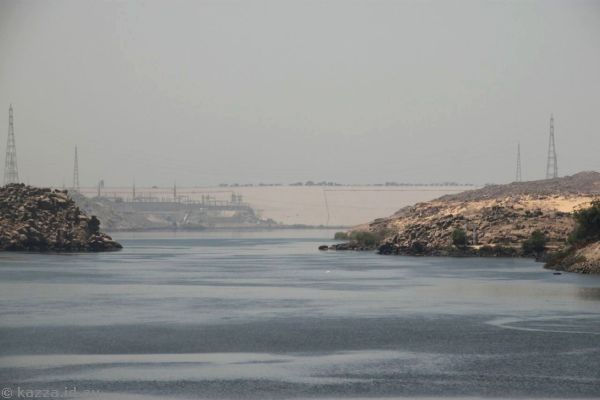 View towards Aswan High Dam