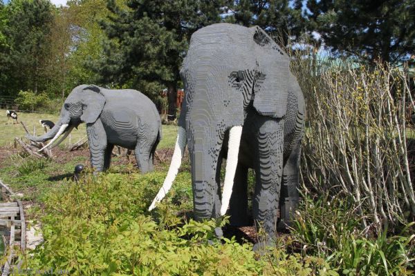 Lego elephants in Legoland