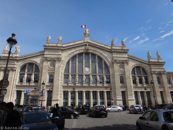 Southern faÃ§ade of Gare du Nord station