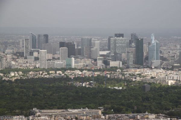 Modern city of Paris