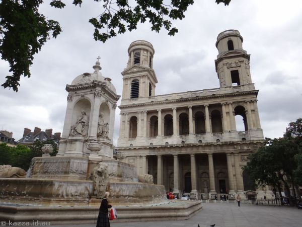 Fontaine Saint Sulpice and Saint-Sulpice