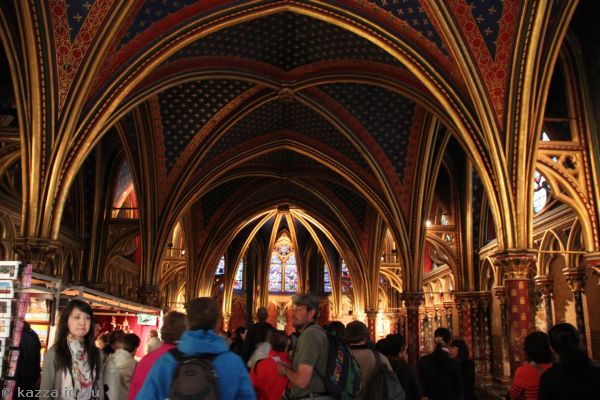 Interior of Saint Chapelle