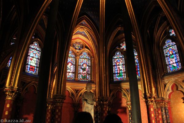 Interior of Saint Chapelle