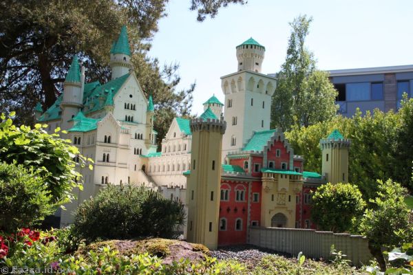 Neuschwanstein castle in Miniland