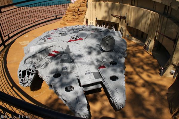 Millennium Falcon in Star Wars Miniland