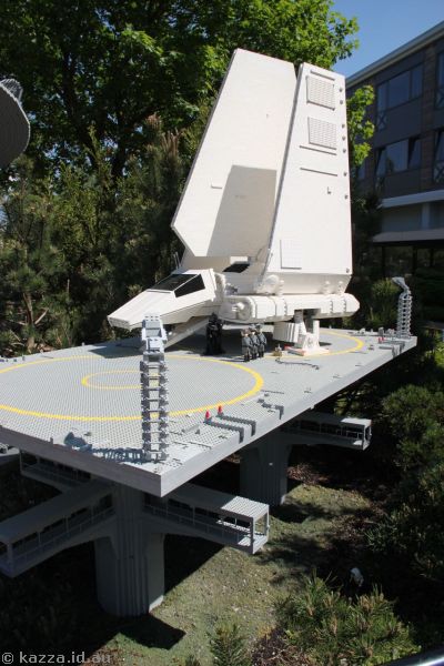 Imperial shuttle on Endor in Star Wars Miniland