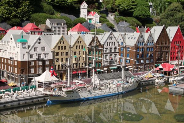 Bergen scene in Miniland