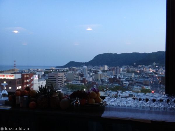 View from the Sky Bar at dusk