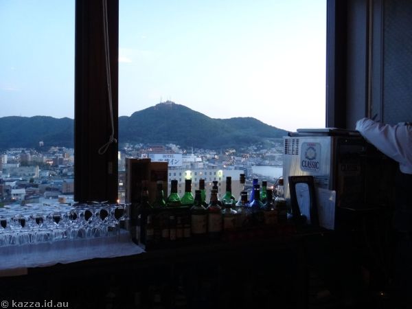 Sky Bar and view at dusk