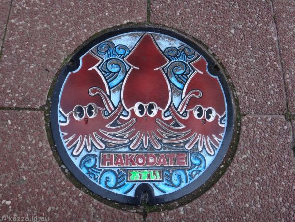 Hakodate manhole cover