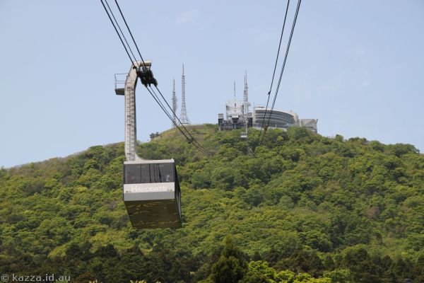 View up Mt Hakodate