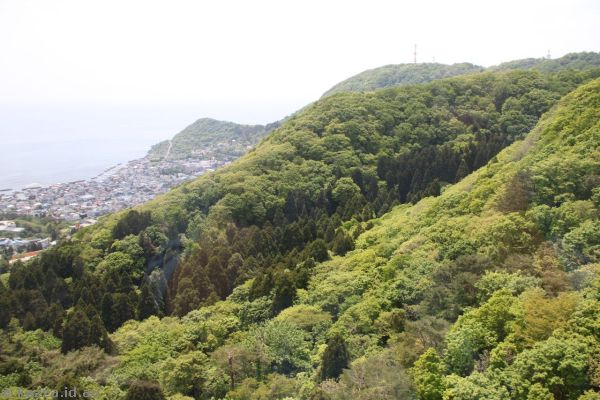 Side of Mt Hakodate