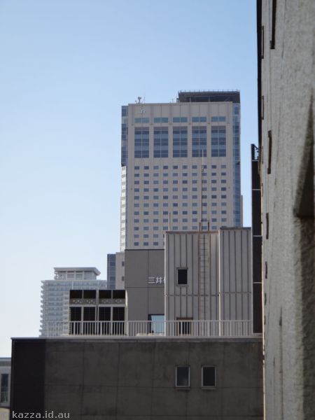View towards JR Tower from our room