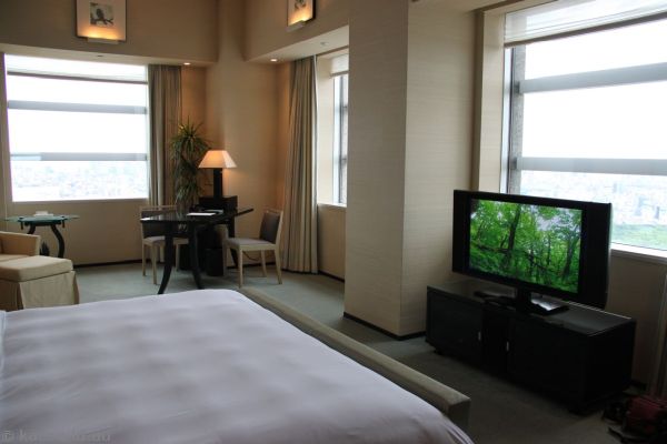 Our room at the Park Hyatt Hotel