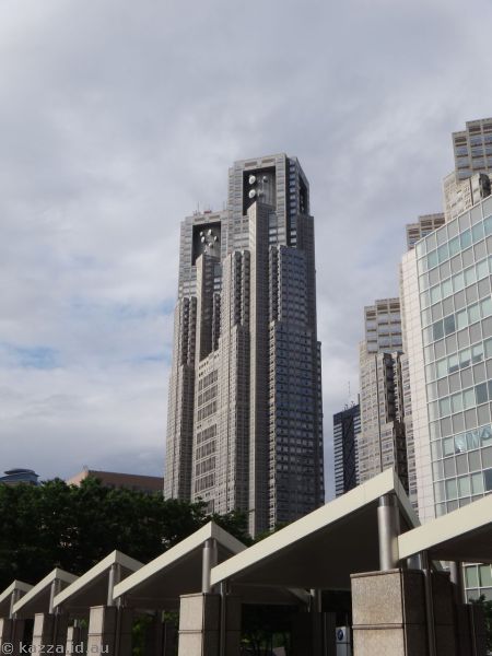 Tokyo Metropolitan Government building from outside the Park Hyatt