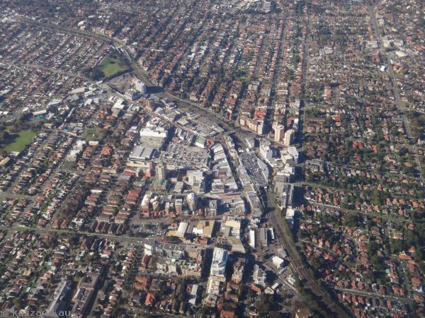 View towards Hurstville