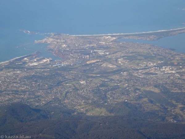 View towards Wollongong