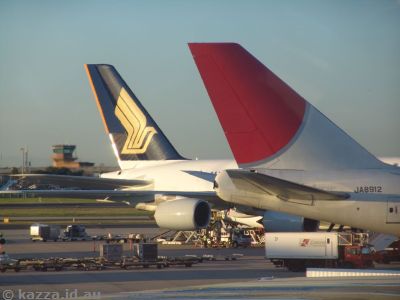 The A380 and our JAL 747