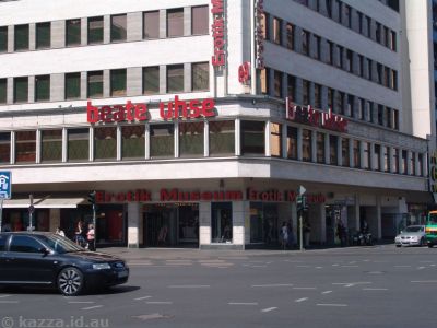 We were amused by this Erotik Museum