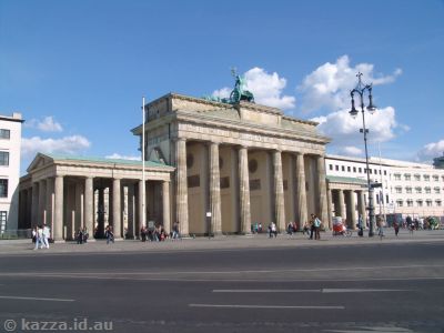 Brandenburg Gate - from the western side