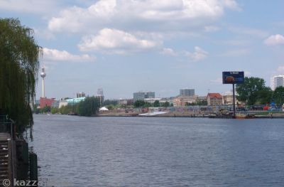 The Spree River near Oberbaumbrücke