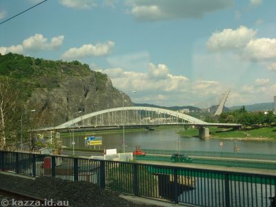 Bridges in ÃšstÃ­ nad Labem, Czech Republic