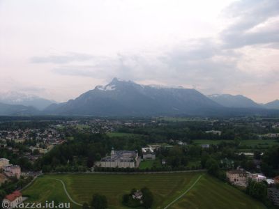 View out to Untersberg