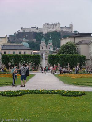 Mirabell Gardens and fortress