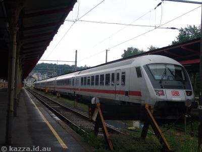 Our train to Munich