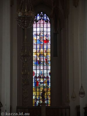 Stained glass window