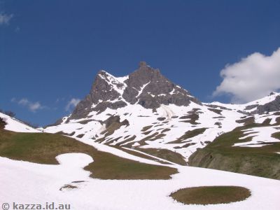 Widderstein from Hochtannbergpass