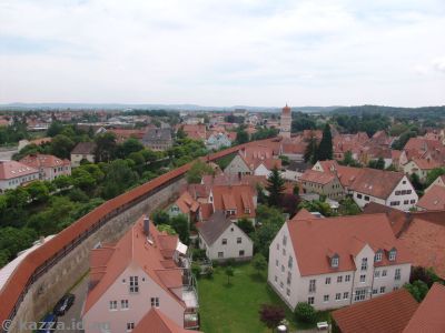 View back to Deininger Tor from Löpsinger Tor