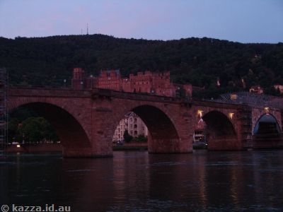 Old Bridge over the Neckar River