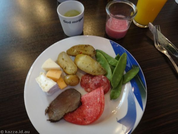 Buffet breakfast at Scandic Alta