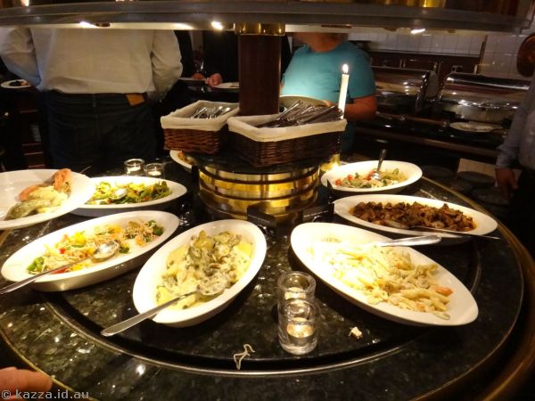 Dinner buffet (first night)