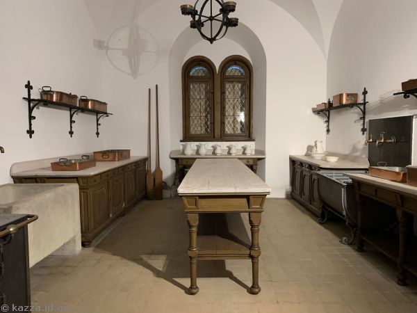 Kitchen underneath Neuschwanstein castle