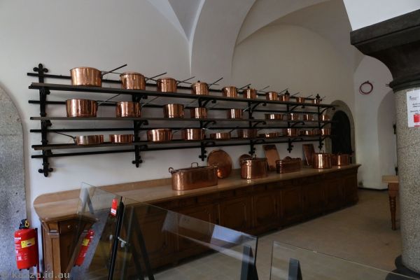 Kitchen underneath Neuschwanstein castle
