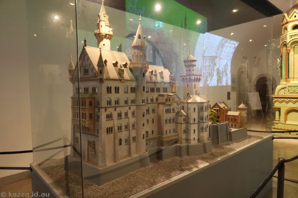 Model of Neuschwanstein castle