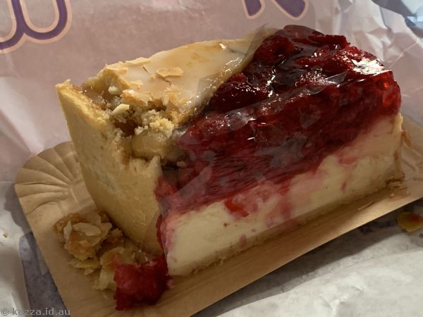 The pieces of pie we had for lunch