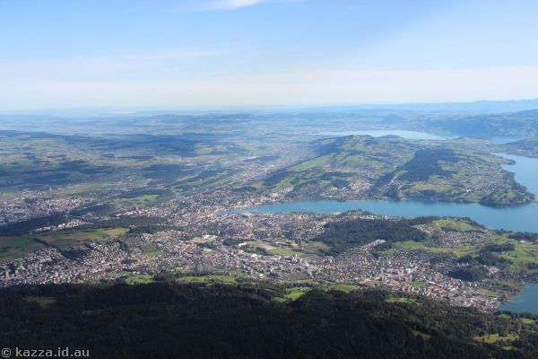 Lucerne from Mount Pilatus