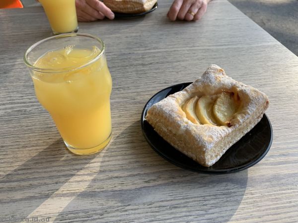 Breakfast at the cafe