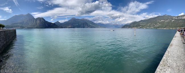 View north across Lake Como from Bellagio