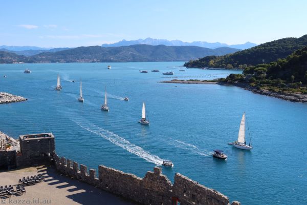 Strait between Porto Venere and Palmaria Island